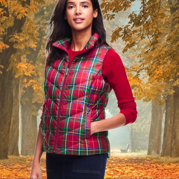 Filled Puffer Vest Womens Plus 